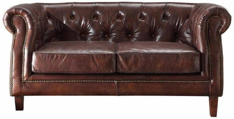 Vintage Brown Top Grain leather Sofa