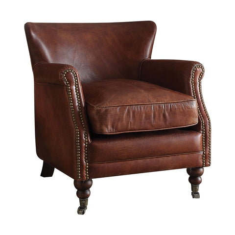 Vintage Brown Top Grain leather Club Chair
