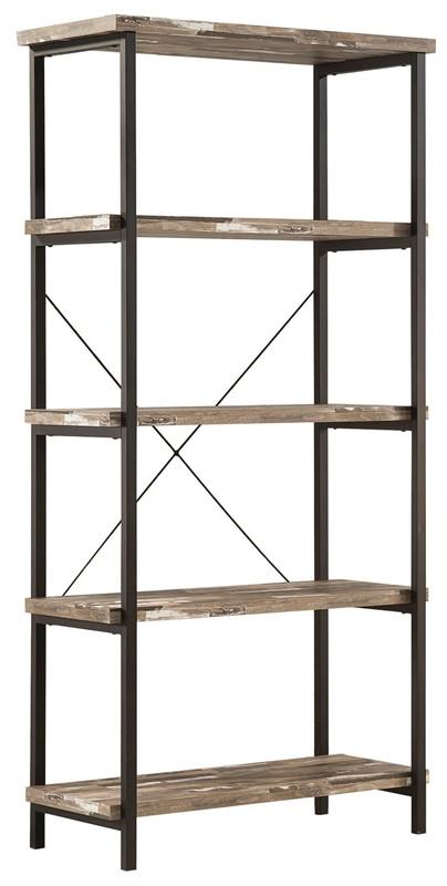 Salvaged Cabin finish Industrial Style Bookcase