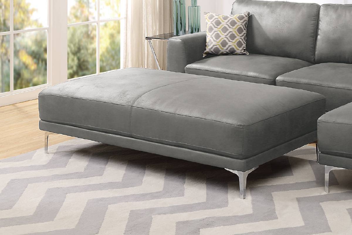 Grey Classic Sectional Sofa