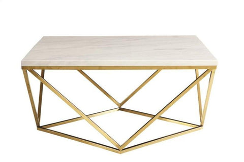 Dita Faux Marble Coffee Table