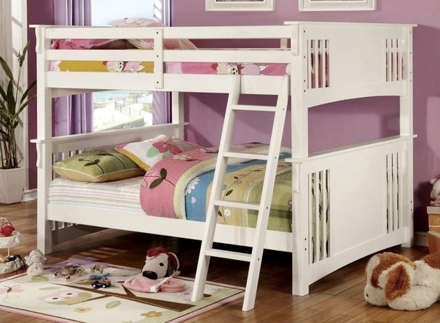 Spring Creek White Finish full/full Bunk Bed