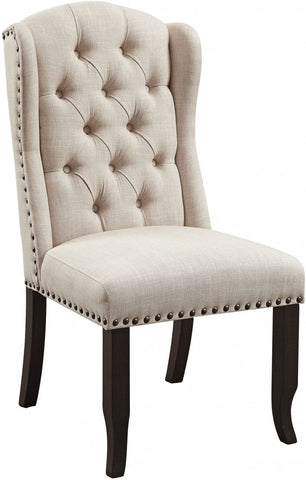 Upholstered Antique Black Chair