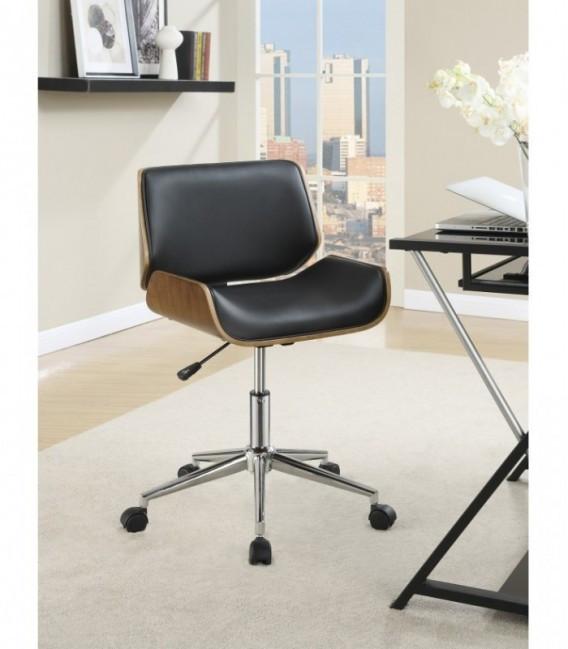 Contemporary Office Chair, Black