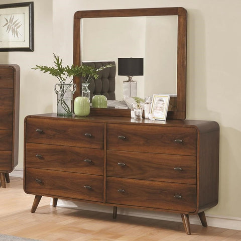 Robyn Mid-century Modern Dresser & Mirror
