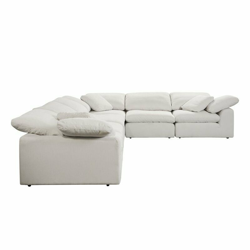 Like A Cloud Modular Sectional - Ivory Linen (Choose Your Configuration)