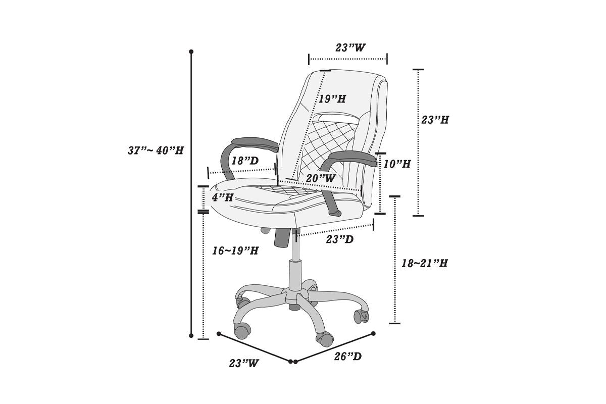 Office Chair - Black/Gray