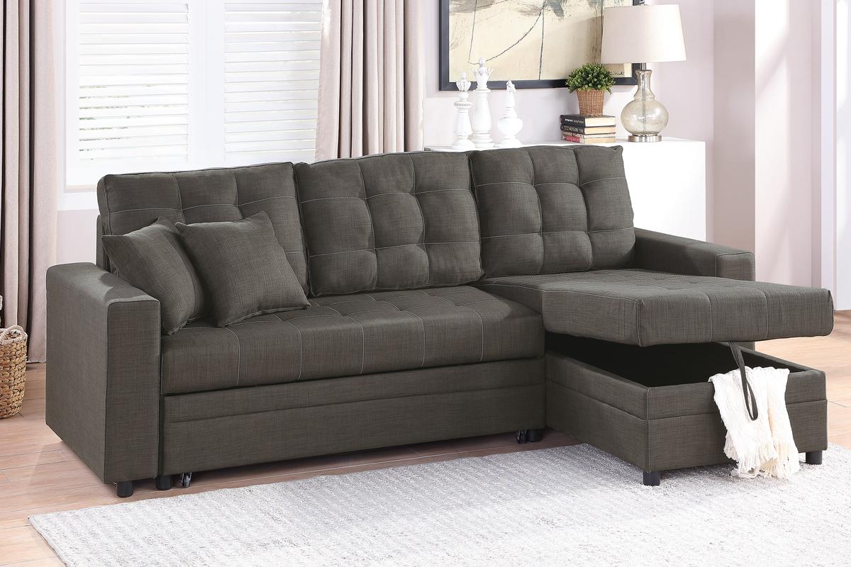 2-PCS Sectional Set - Ash Black