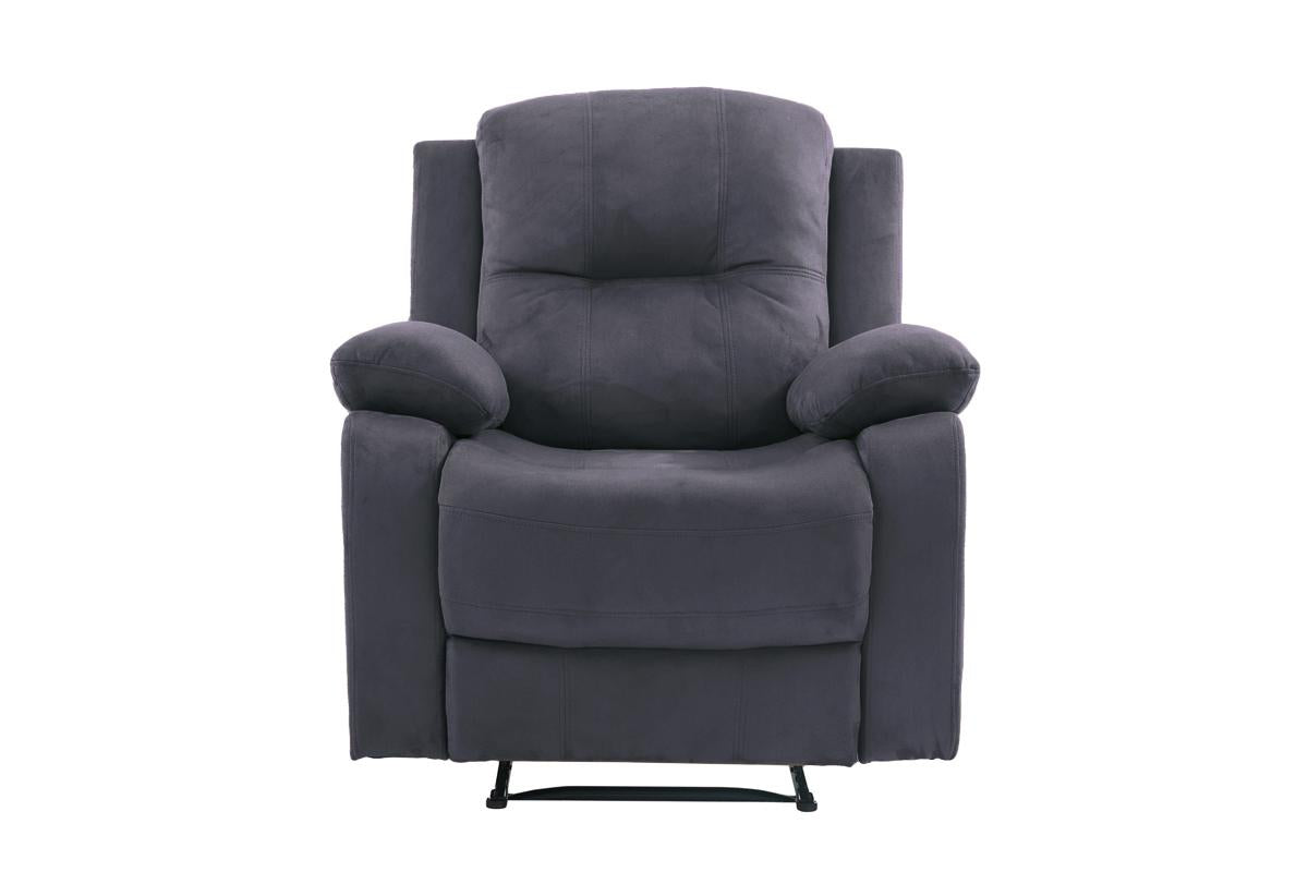 Recliner Chair - Ebony Microfiber