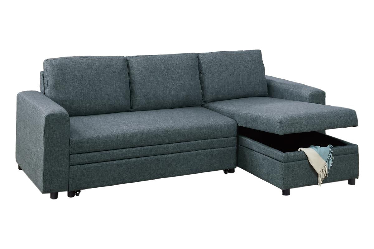 2-Pcs Sectional - Blue Gray