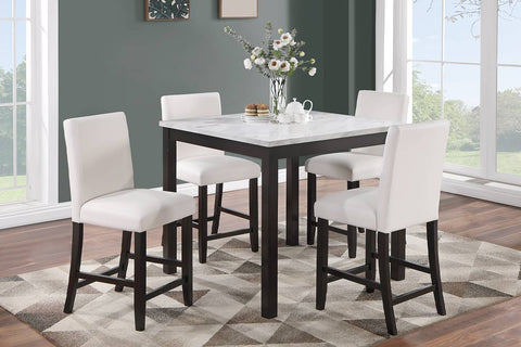 5-Pcs Counter Height Dining Set - Table + 4 Chairs (Copy)