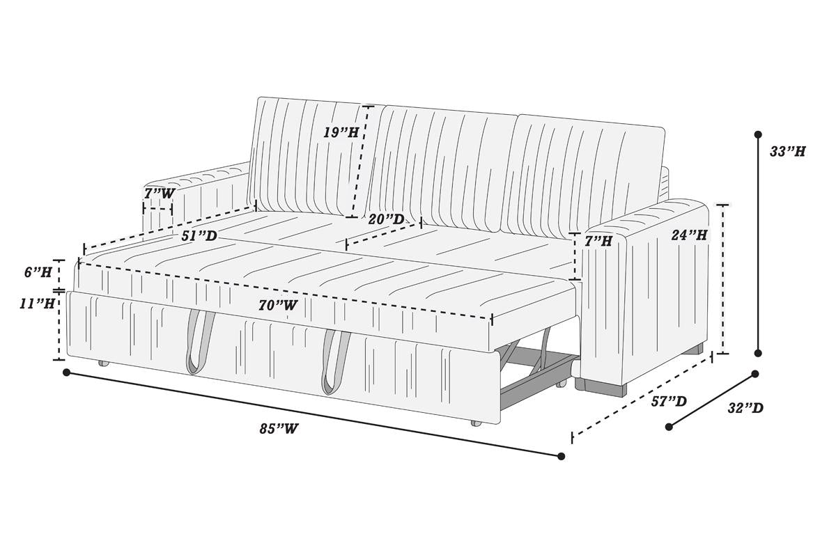 Convertible Futon Sofa