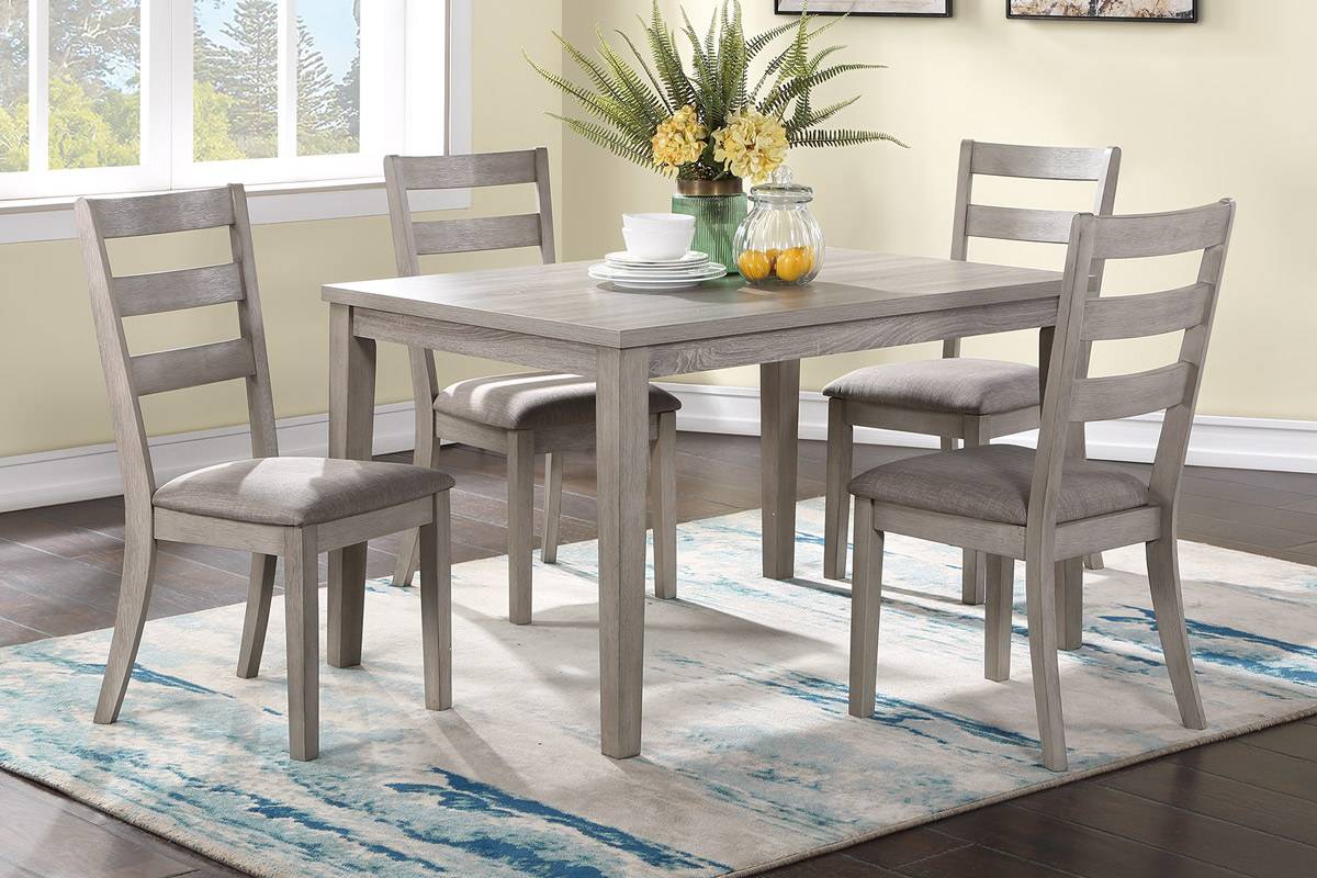 5-Pcs Dining Set - Table + 4 Chairs