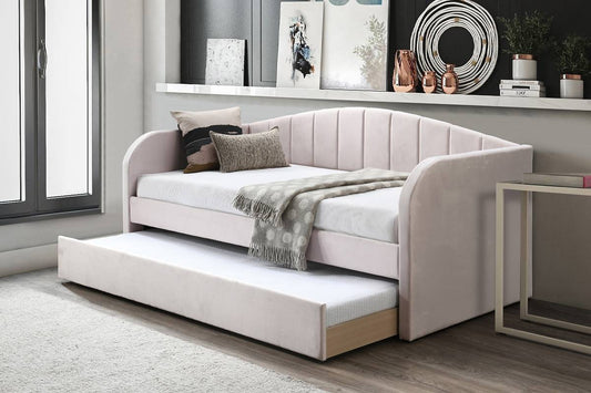 Day Bed - Light Pink Velvet