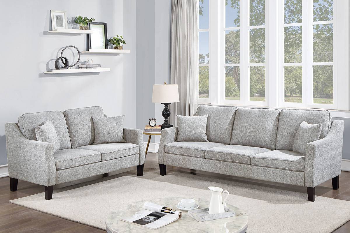 Sofa & Loveseat-Gray