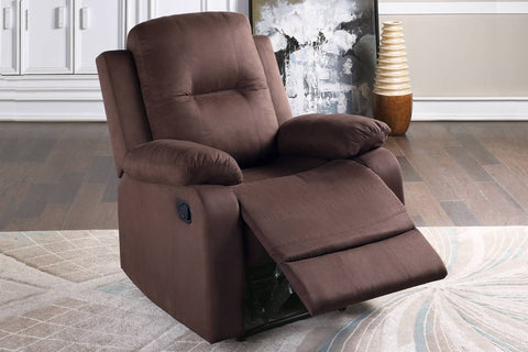 Recliner Chair - Chocolate Microfiber