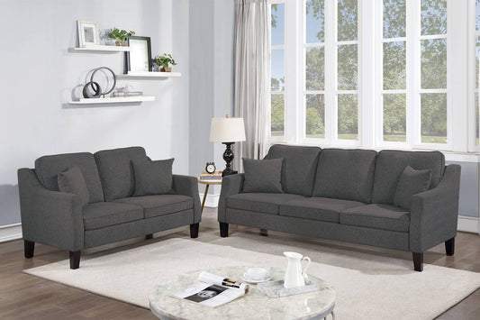 Sofa & Loveseat-Charcoal