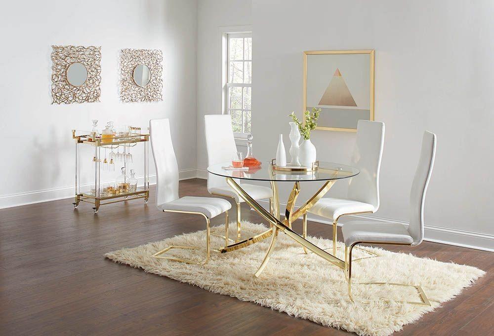 Chanel Brass Dining Table