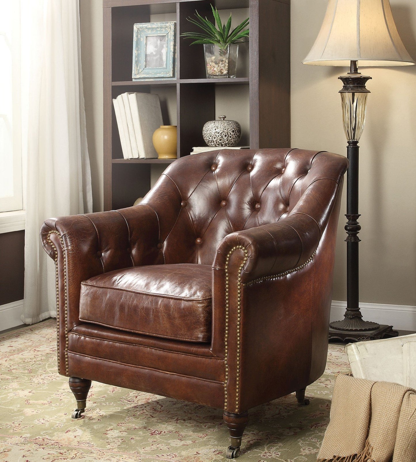 Vintage Brown Top Grain leather Sofa