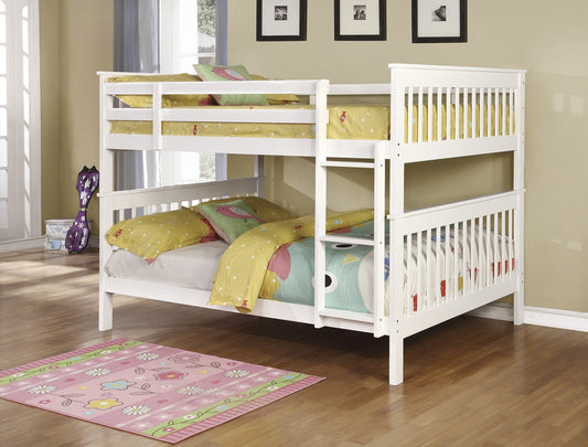 Chapman White Full/Full Bunk Bed