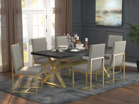 Conway Glam Dining Table and Chairs
