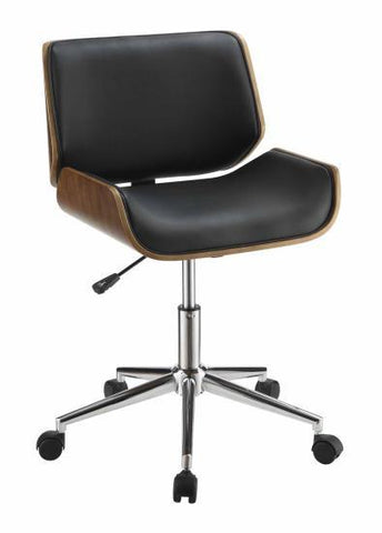 Contemporary Office Chair, Black