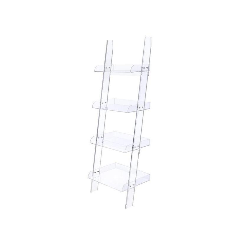 Clear Acrylic ladder bookcase