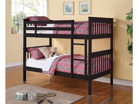 Chapman Black Twin/Twin Bunk Bed