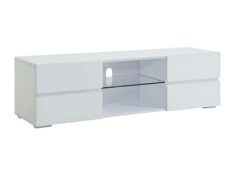 contemporary style 4 Drawer White Tv Stand