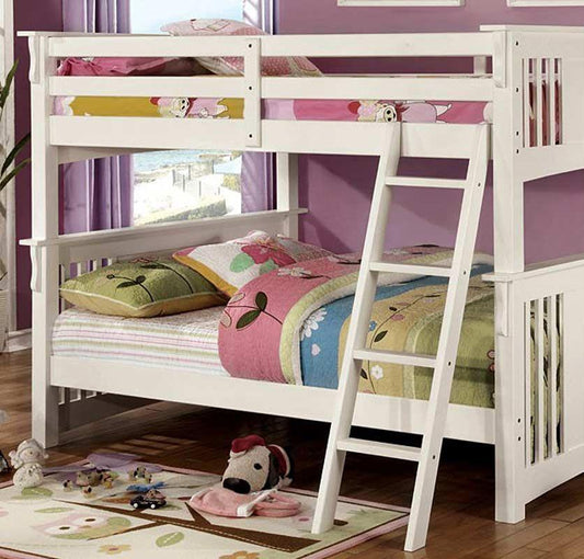 Spring Creek White Finish full/full Bunk Bed