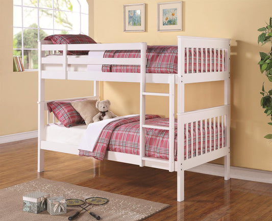 Chapman White Twin/Twin Bunk Bed