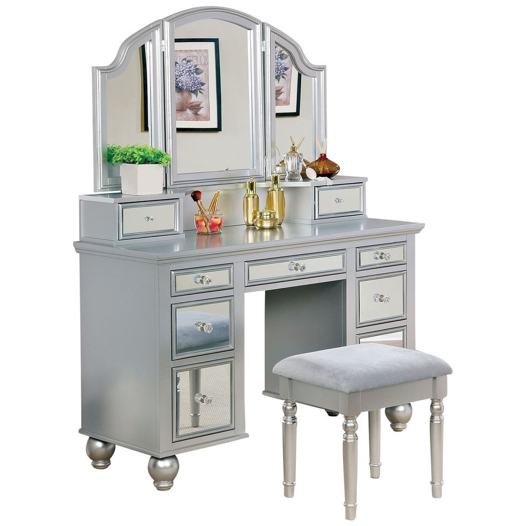 Tracy Vanity Table with Bench Set