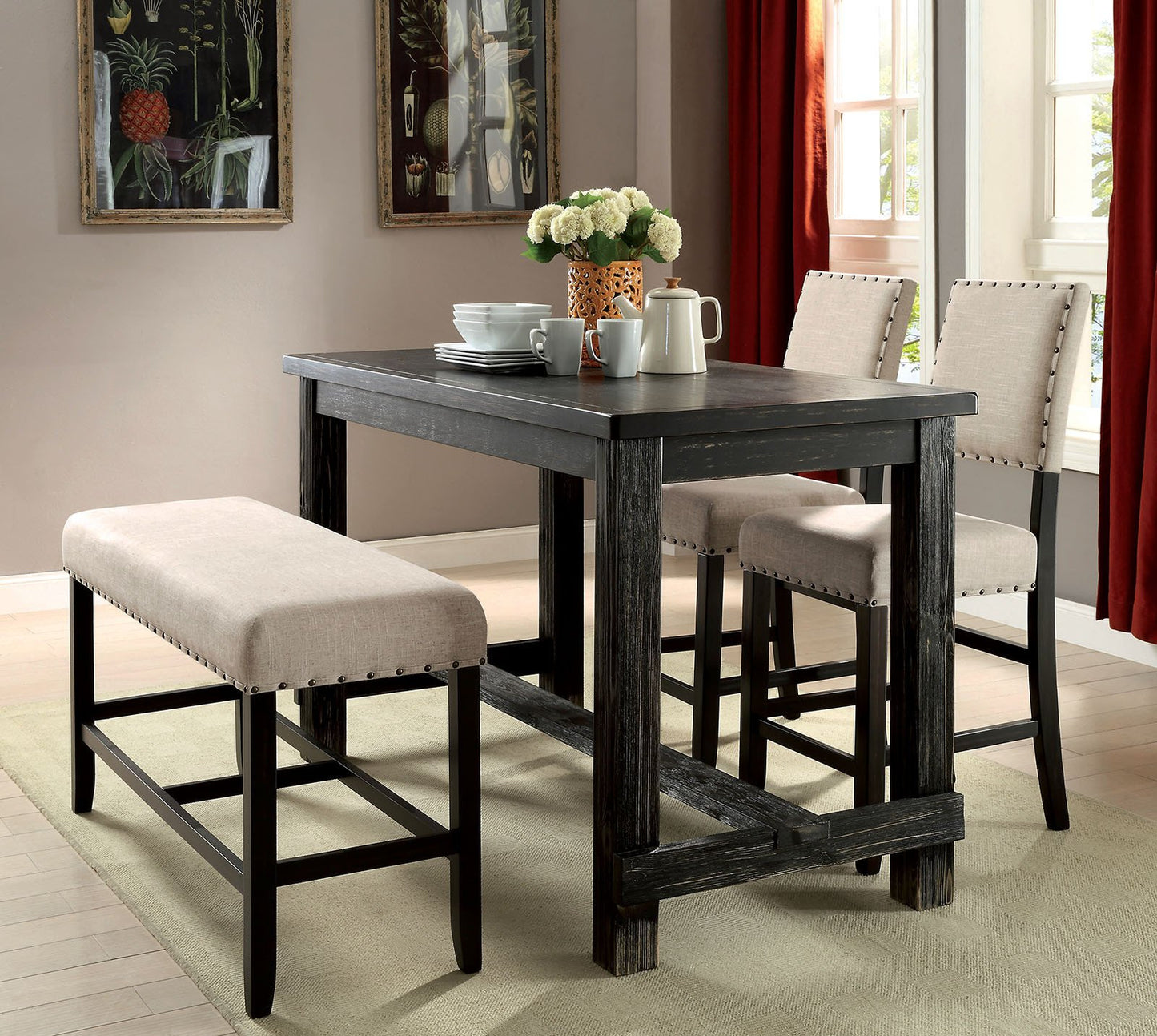 Sania Counter Height Dining Set