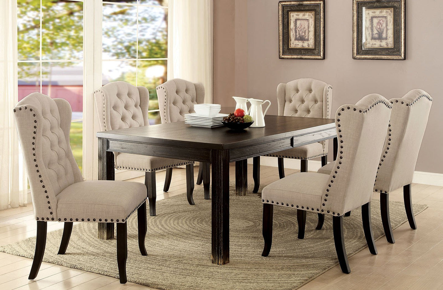 Antique Black Dining Table Collection