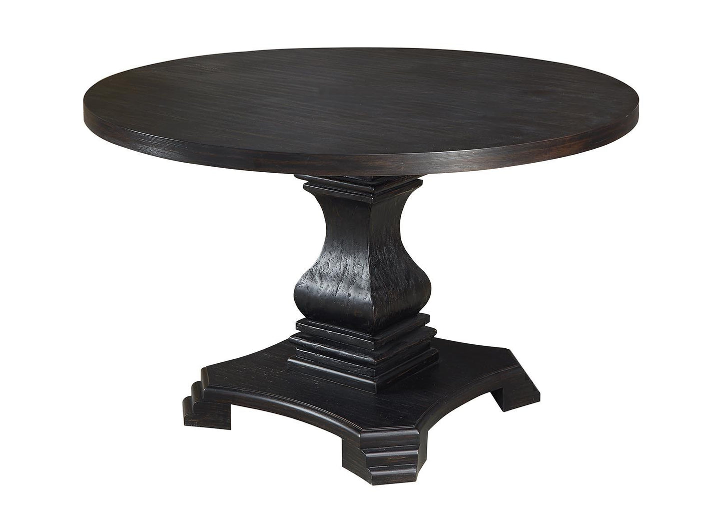 Nerissa Round Dining Set, Antique Black