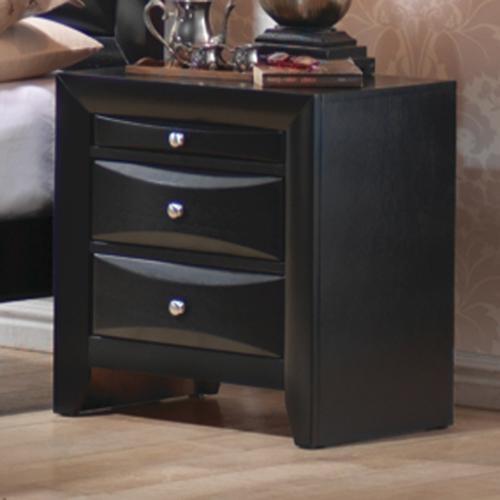 Briana Black Nightstand