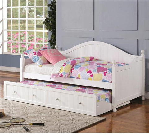 White Twin Daybed with Trundle