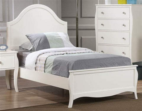 Dominique White Bed