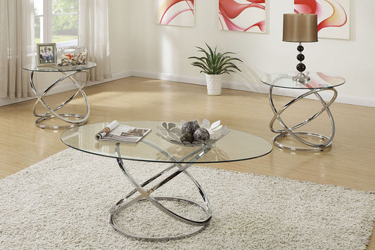 Illusion 3 Piece Coffee Table Set