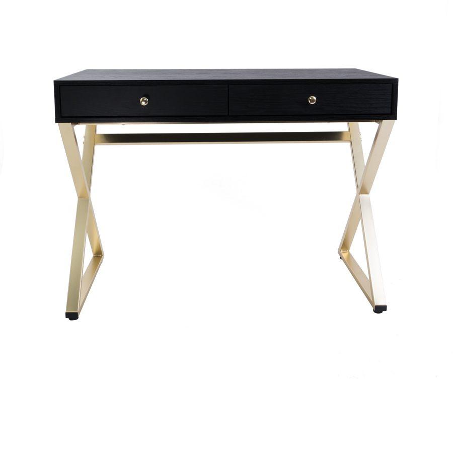 Pacha Black Brass Vanity Table