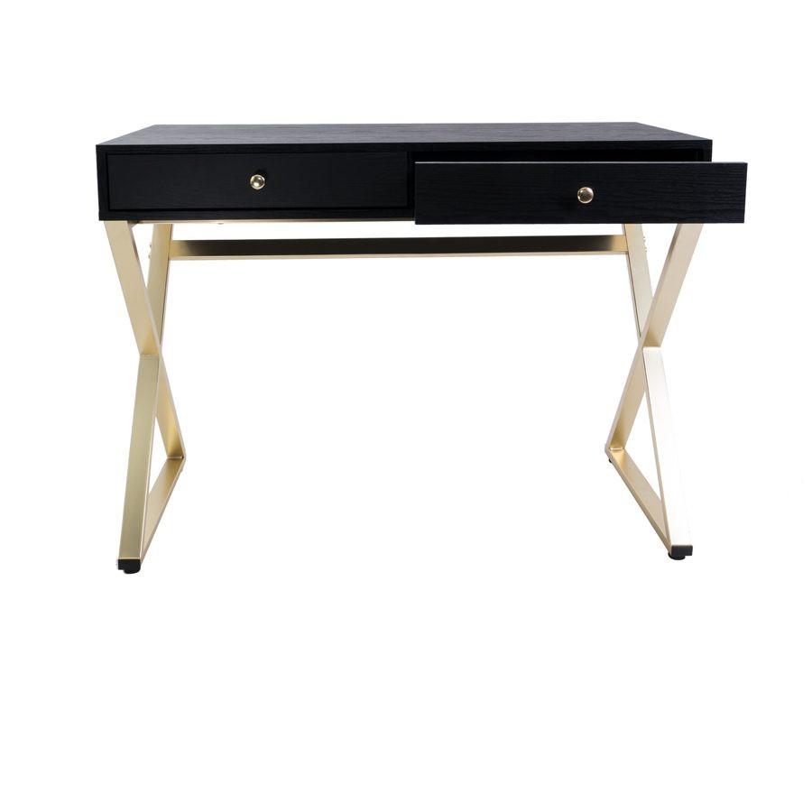 Pacha Black Brass Vanity Table