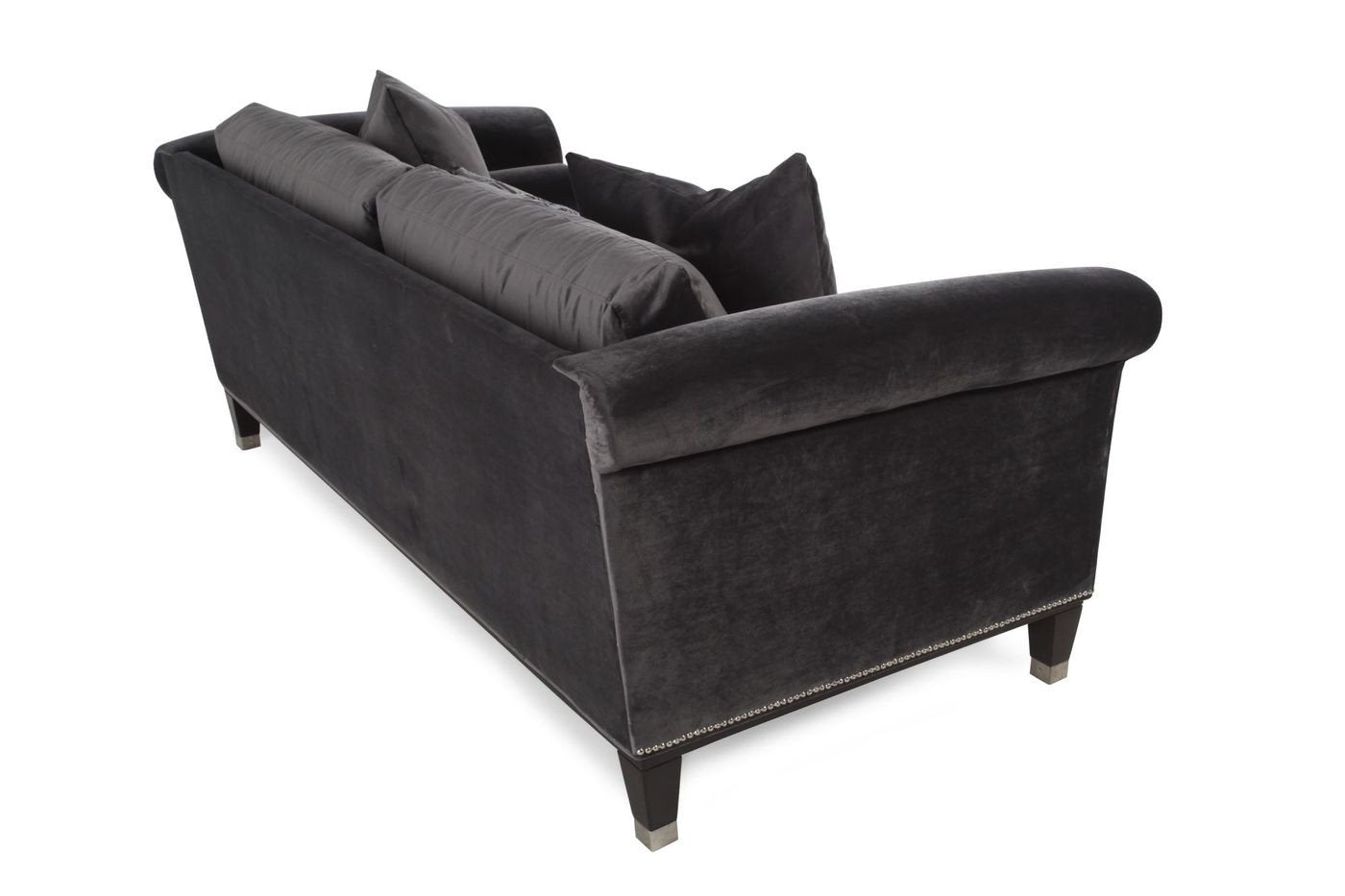 Turner Charcoal Grey Sofa - Choose any color fabric