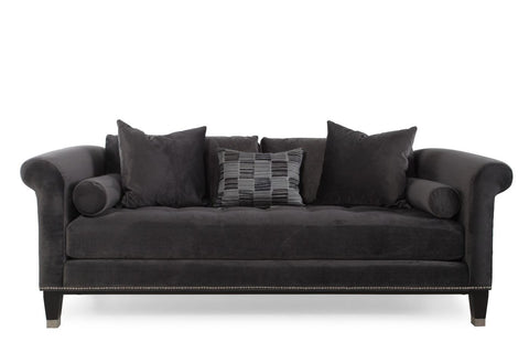 Turner Charcoal Grey Sofa - Choose any color fabric