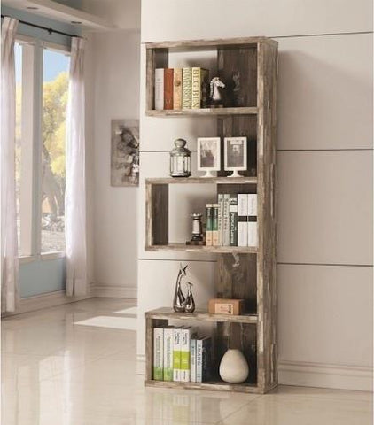 Distressed Salvaged Cabin Bookcase