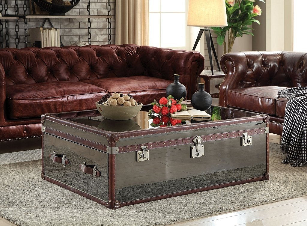 Trunk Styled Console Cabnet Table