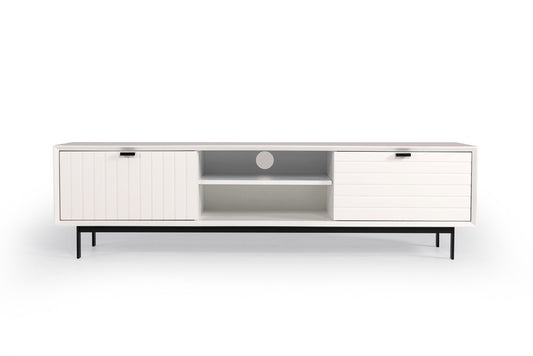 Nova Domus Valencia White TV Stand