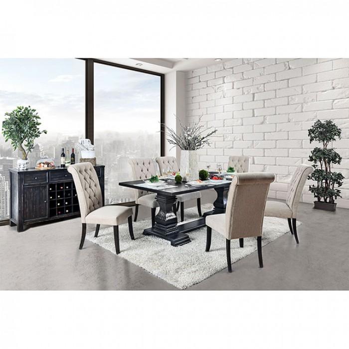 Nerissa Dining Set, Antique Black