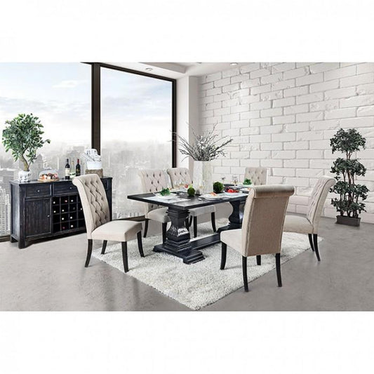 Nerissa Dining Set, Antique Black