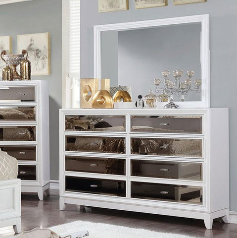 Golva Dresser & Mirror, White