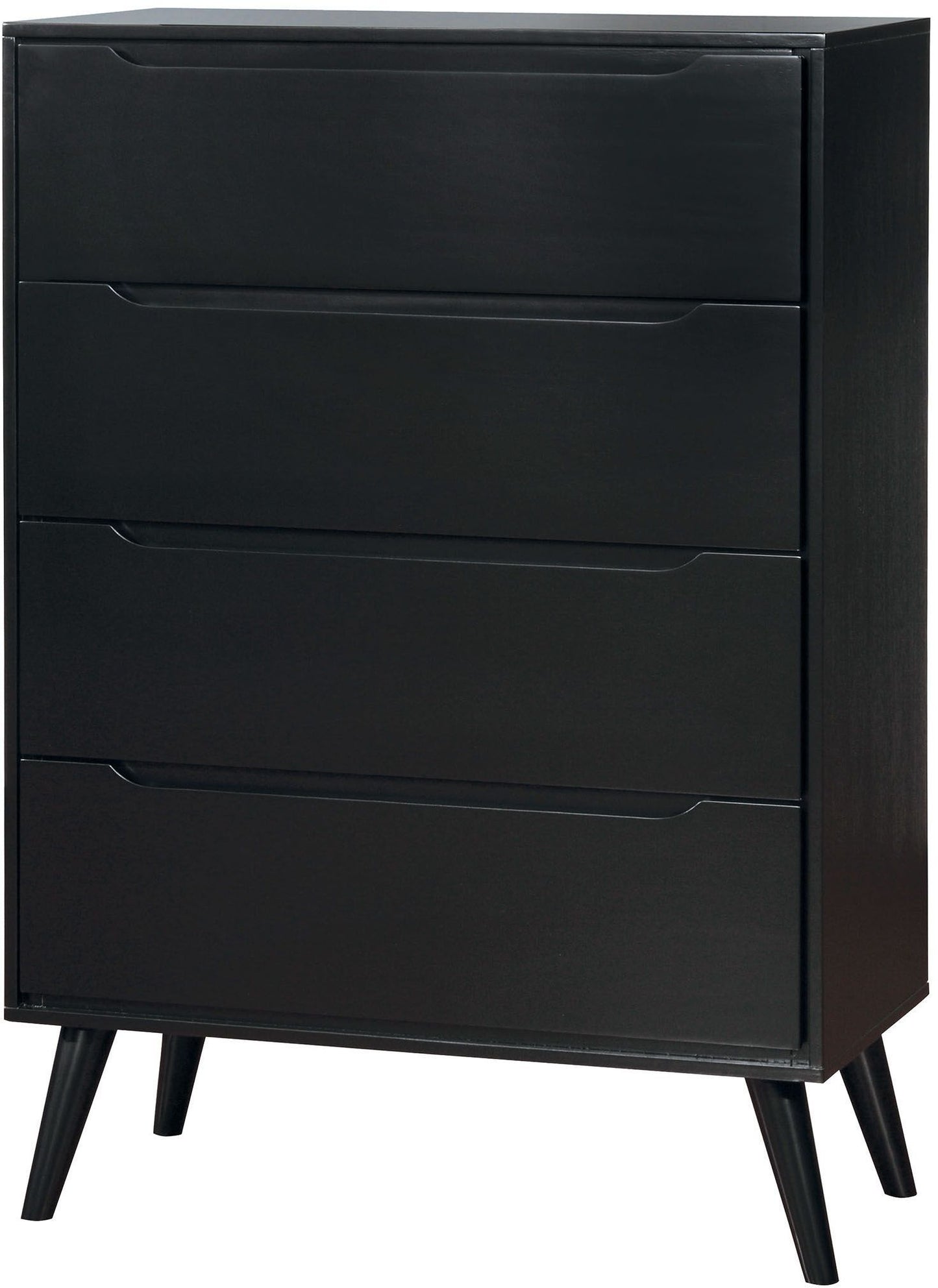 Mid Century Chest, Black